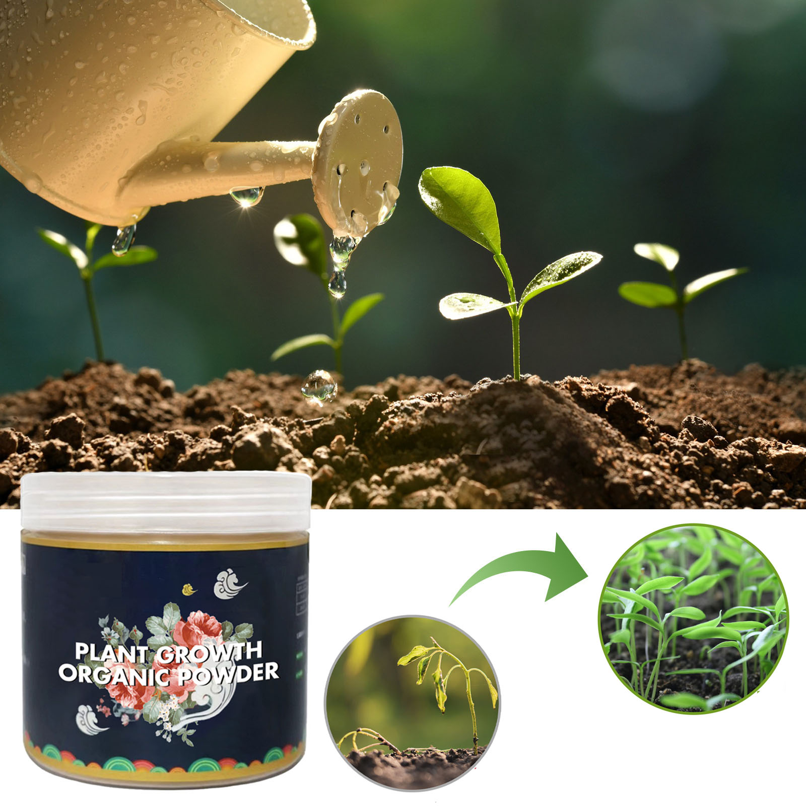 Rooting Hormone Powder - Hızlı Köklendirme Tozu Bitki Toprak İyileştirme
