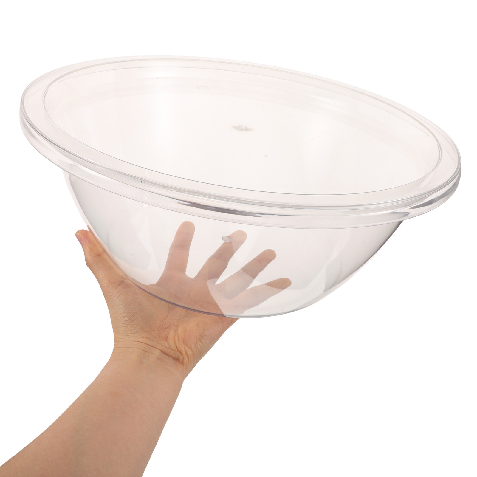 Plastic Dome Clear - 2 Set Plastik Pişirme Karıştırma Kaseleri,