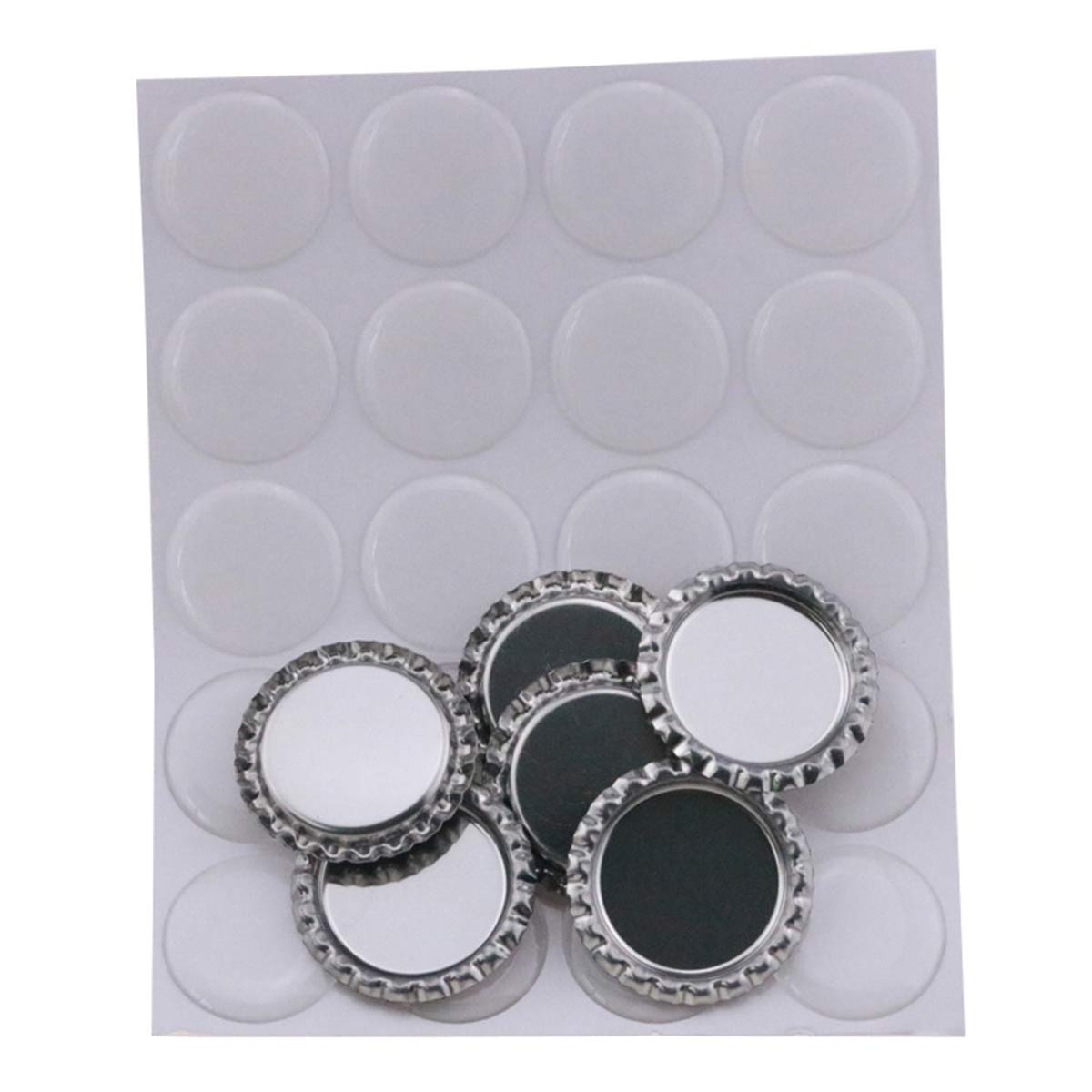 100 adet yeni şeffaf epoksi re - Plastic Dome Clear incelemesi ve fiyatı