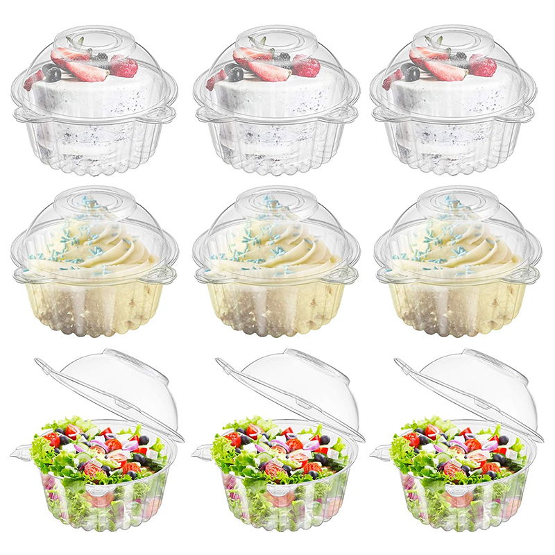 10 adet Cupcake Ambalaj Kutula - Plastic Dome Clear incelemesi ve fiyatı