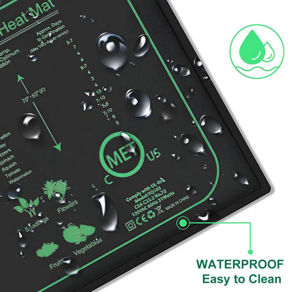 10/25/50 CM Fide Isı Mat Kapal - Heat Mat Seedling incelemesi ve fiyatı