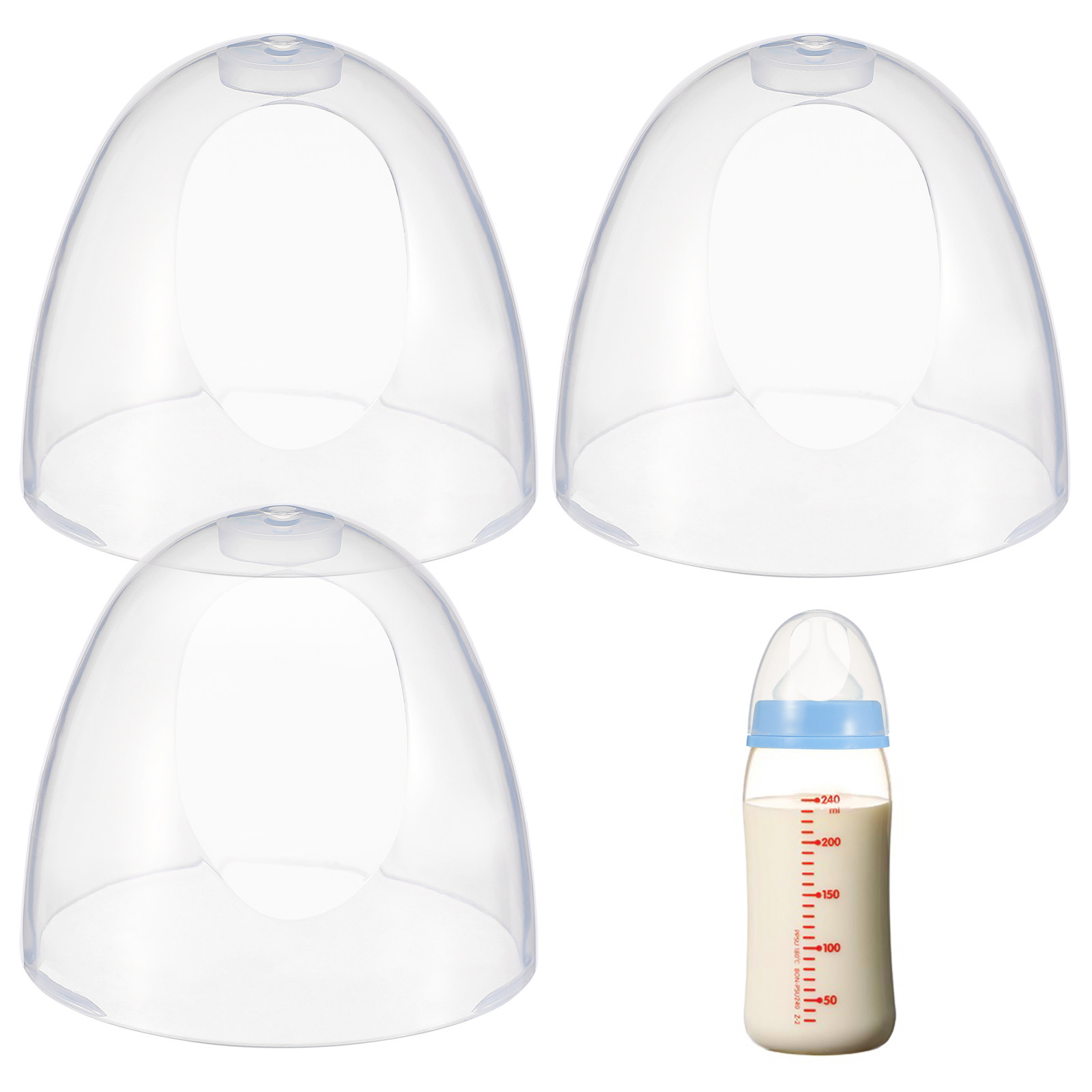 Yedek Plastik Biberon Kapaklar - Plastic Dome Clear incelemesi ve fiyatı